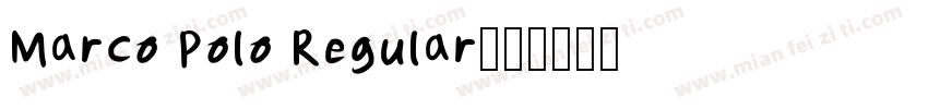 Marco Polo Regular字体转换